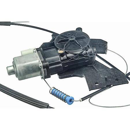 Window Regulator, w/ Rear View Sliding Window; Includes Motor & Cable