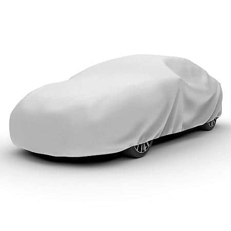 Budge Basic Car Cover, Gray, Size 4: Fits up to 19' L, Scratch Resistant, Breathable, Dustproof