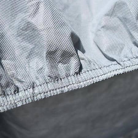 Budge Basic Car Cover, Gray, Size 3: Fits up to 16'8" L, Scratch Resistant, Breathable, Dustproof