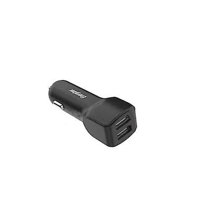 12V Socket Adapter: 3.4 Amp Rapid Charge Car Charger, Dual USB-A Charging Ports