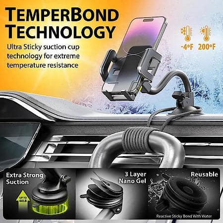 TripGrip Window & Vent Mount: 360 Degree Rotation, Phone Mount