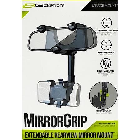 TripGrip Mirror Mount: Arms Expand up to 4", Phone Mount