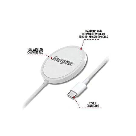 Magnetic Wireless Charger: QI Certified MagSafe Phone Charger, Fast Charge, 15W