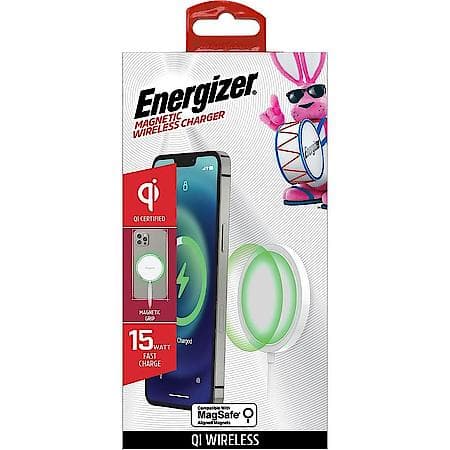 Magnetic Wireless Charger: QI Certified MagSafe Phone Charger, Fast Charge, 15W