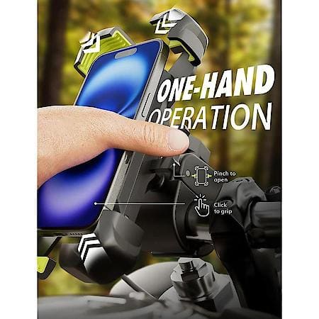 XVenture X-Lock Handlebar Mount: Shockproof Grip System, Phone Mount