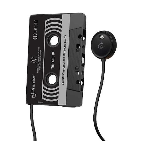 Bluetooth Cassette Adapter with Hands Free Control: Transmit Music & Calls