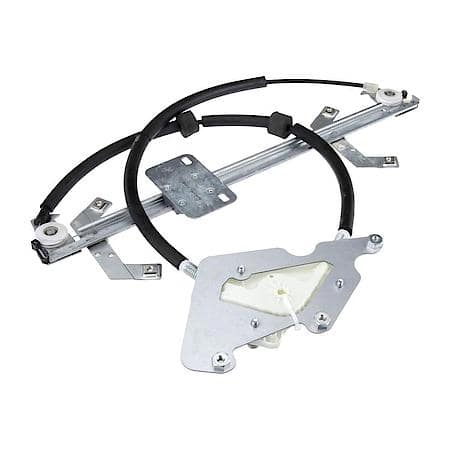 Window Regulator, Rear Left; w/o Motor; Premium Ball Bearing Regulator