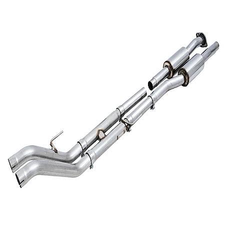 Exhaust System Kit: SS; Without Muffler; Dual Exhaust With Single Exits; Rear Exit; Without Tip