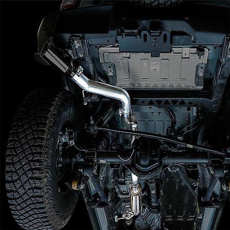Exhaust System Kit: T304L SS; Without Muffler; Single Exhaust With Single Exit; With BashGuard