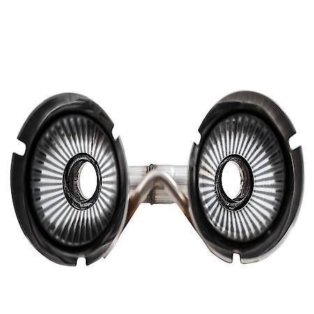 Exhaust System Kit: Stainless Steel; Without Muffler; Dual Exhaust; Rear Exit; Stock Tips