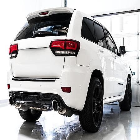 Exhaust System Kit: SS; Without Muffler; Dual Exhaust; Rear Exit; 5 Inch Diamond Black Tips