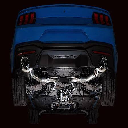 Exhaust System Kit: SS; Wit Muffler; Dual Exhaust Wit Dual Outlet; Rear Exit; Chrome Silver Dual Tip