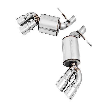 Exhaust System Kit: SS; Without Muffler; Single Exhaust With Quad Outlet; Rear Exit