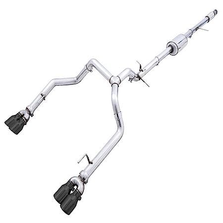 Exhaust System Kit: SS; Without Muffler; Single Exhaust With Dual Exits; Rear Exit