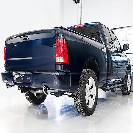 Exhaust System Kit: T304L SS; With Muffler; Single Exhaust With Dual Exits; Rear Exit