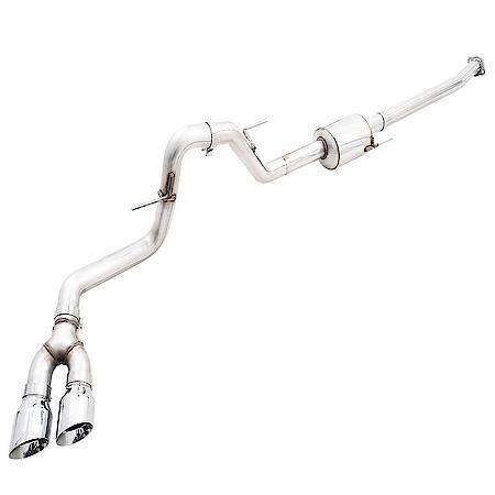 Exhaust System Kit: SS; Without Muffler; Single Exhaust With Dual Outlet; Rear Exit