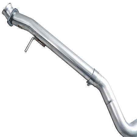 Exhaust System Kit: SS; With Muffler; Single Exhaust With Triple Exit; Rear Exit; Diamond Black Tip