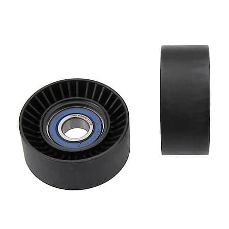 Belt Tensioner Pulley Set, Pair of tensioner pulleys, bolts, washers, and caps