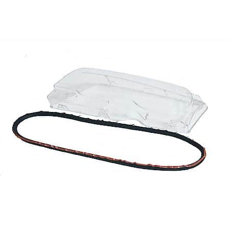 Headlight Lens w/ Gasket, Left Side  Includes: (1) 63 12 8 382 191 (1) 63 12 8 380 210