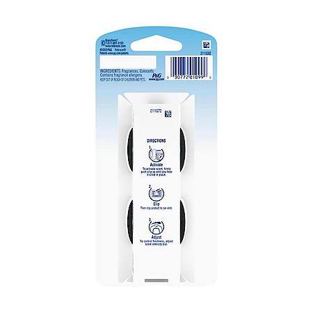 Auto Vent Clip Air Freshener, Platinum Ice, 2ct.
