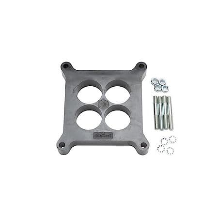 Carburetor Spacer 4-Hole 1in Thick, Square Bore, Phenolic