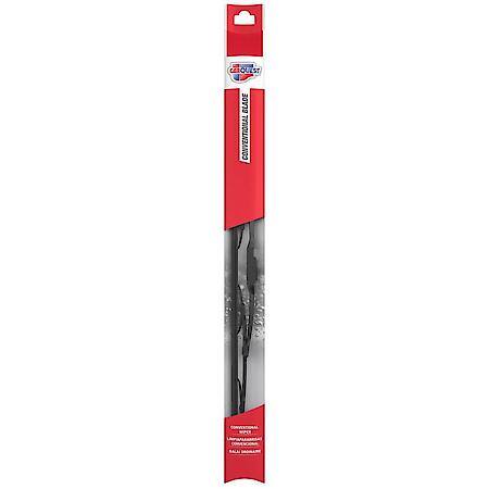 Conventional Wiper Blade: Pack of 1, 18"