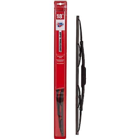 Conventional Wiper Blade: Pack of 1, 18"