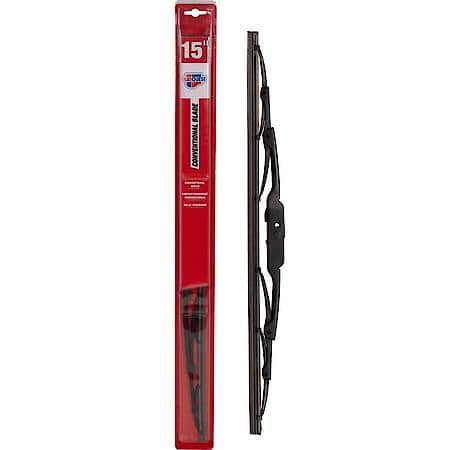 Conventional Wiper Blade: Pack of 1, 15"