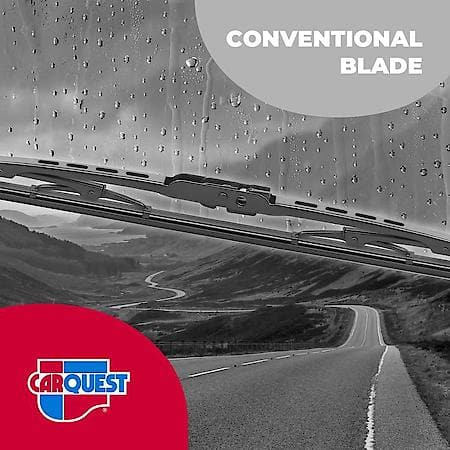 Conventional Wiper Blade: Pack of 1, 22"