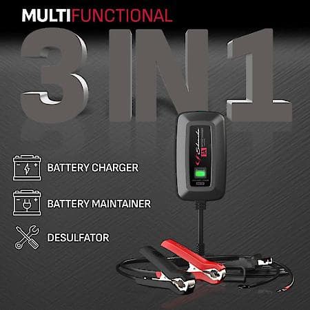 6V/12V 3 In 1 Fully Automatic 1A Battery Charger And Maintainer