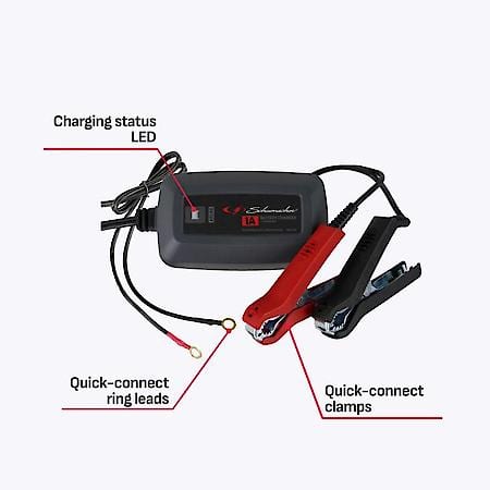 6V/12V 3 In 1 Fully Automatic 1A Battery Charger And Maintainer