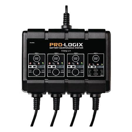 6/12V 4x5A SOLAR PRO-LOGIX 4-Bank Battery Maintenance Station