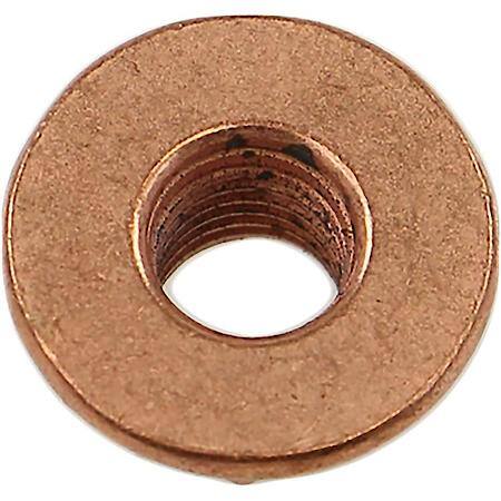 Copper Exhaust Nut With Shoulder, M7