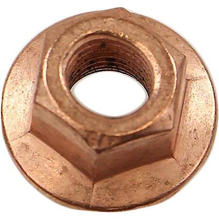 Copper Exhaust Nut With Shoulder, M7