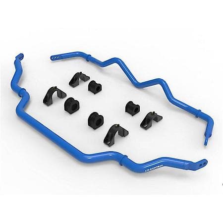 CONTROL Front and Rear Sway Bar Set, Blue