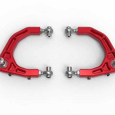 CONTROL Billet Uniball Upper Control Arm Kit, Red