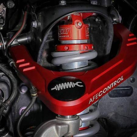 CONTROL Billet Uniball Upper Control Arm Kit, Red