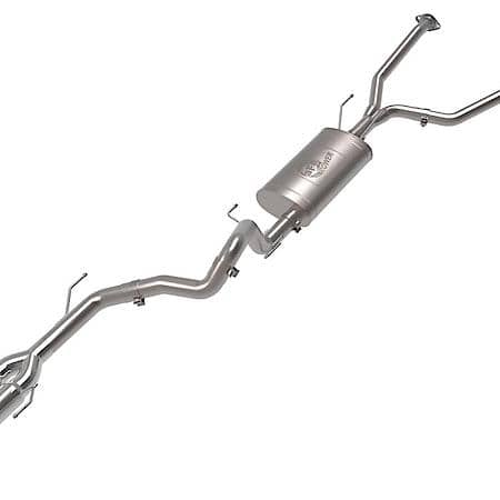 Vulcan Series 2-1/2" to 3" Stainless Steel Cat-Back Exhaust with Polished Tip