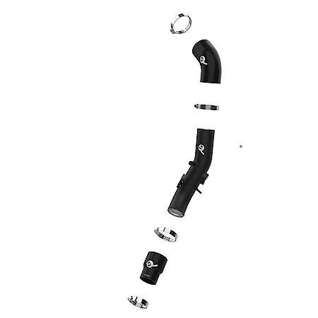 BladeRunner 2-1/2" Aluminum Cold Charge Pipe, Black