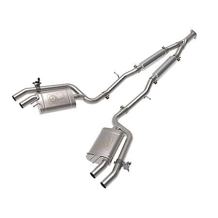 Gemini XV 3 to 2-1/2" 304 Stainless Steel Cat-Back Exhaust System with Cut-Out