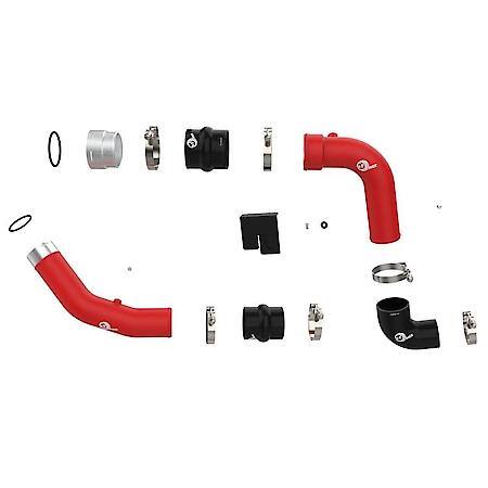 BladeRunner 3" Aluminum Hot and Cold Charge Pipe Kit, Red