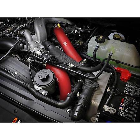 BladeRunner 3" Aluminum Hot and Cold Charge Pipe Kit, Red