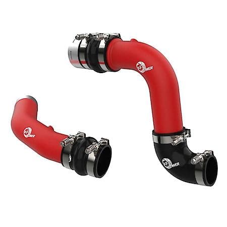 BladeRunner 3" Aluminum Hot and Cold Charge Pipe Kit, Red