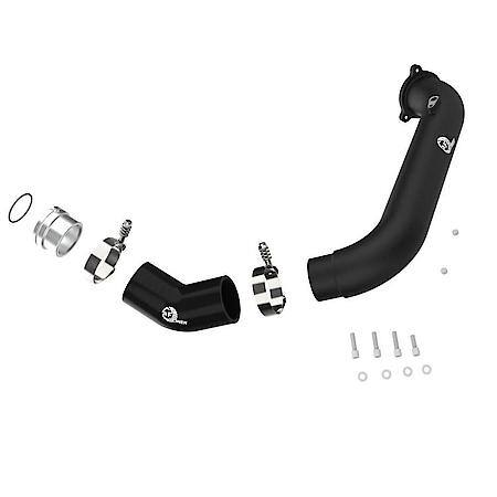 BladeRunner 2-3/4" Aluminum Hot Charge Pipe, Black