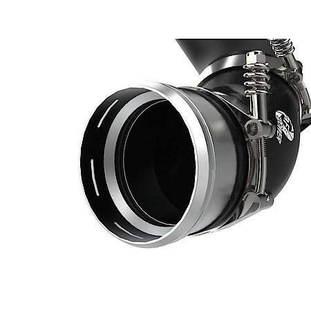 BladeRunner 3-1/2" to 2-3/4" Aluminum Cold Charge Pipe, Black