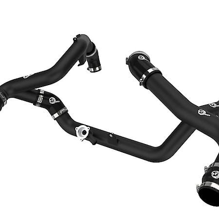 BladeRunner 2-1/4" & 2-3/4" Aluminum Hot and Cold Charge Pipe Kit, Black