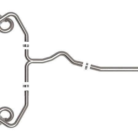 Takeda 3" to 2-1/2" 304 Stainless Steel Cat-Back Exhaust System with Polish Tip