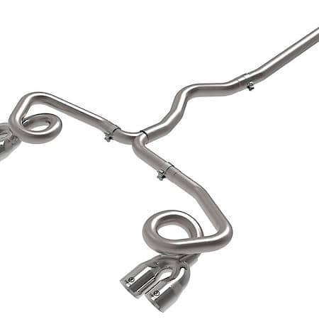 Takeda 3" to 2-1/2" 304 Stainless Steel Cat-Back Exhaust System with Polish Tip