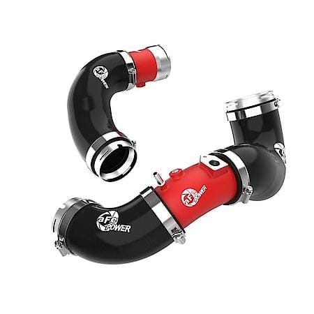 BladeRunner 2-1/2" & 2-3/4" Aluminum Hot and Cold Charge Pipe Kit, Red