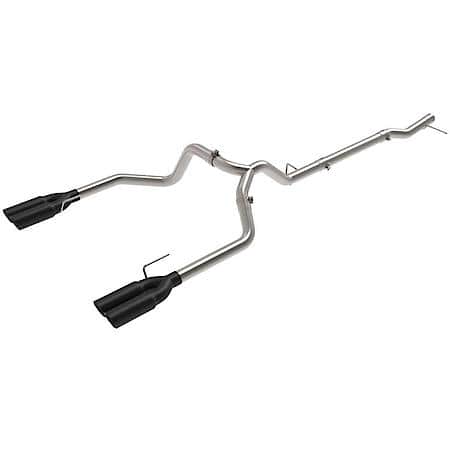 Vulcan Series 3" 304 Stainless Steel DPF-Back Exhaust System with Black Tip